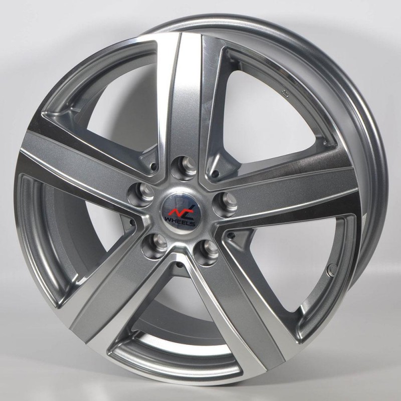 NT WHEELS VN5 7X17 5X114 ET45 66.6 ANTHRACITE POLISHED