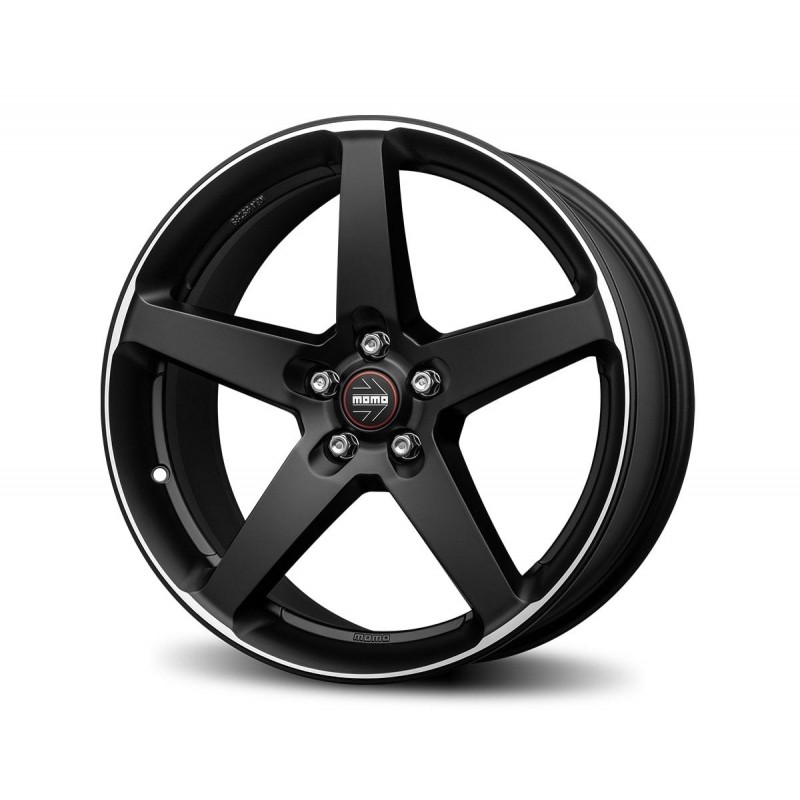 Llanta five 8x17 5x108 et40 72.6 black matt polished