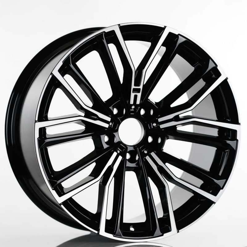 Llanta gbj 8.5x19 5x112 et26 66.45 black polished