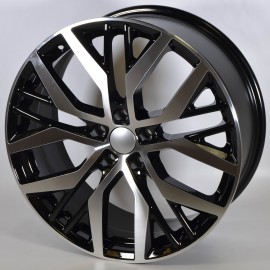 Llanta cbk 8x18 5x112 et45 57.1 black polished