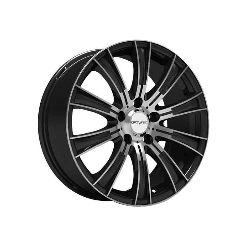 SPACWHEELS SAMOA 7.5X18 5X100 ET35 72.6 Black