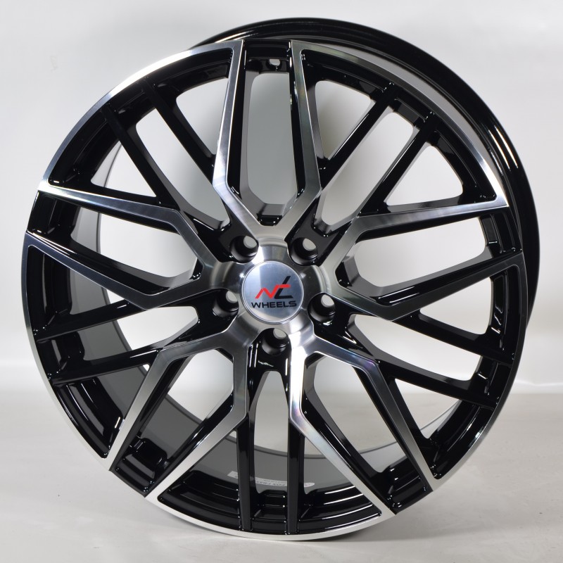 Llanta nt wheels bma 8.5x18 5x120 et35 72.6 black polished