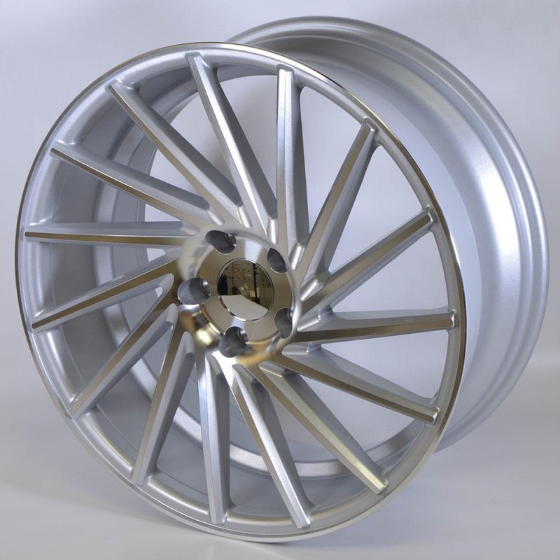 PDW IFW 8.5X19 5X112 ET35 66.6 PULIDA Y PLATA DER