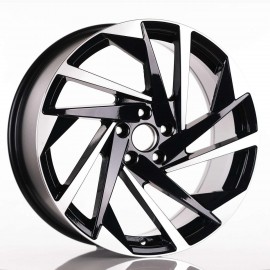 Llanta cat 8x18 5x105 et40 56.6 black polished