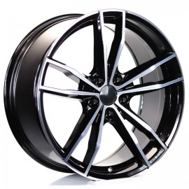 Llanta CAP 8.5X19 5X120 ET30 72.6 BLACK POLISHED