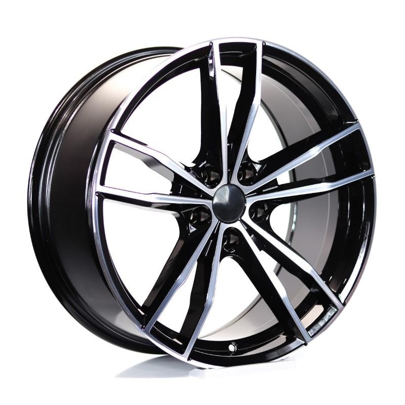 Llanta CAP 8.5X19 5X120 ET30 72.6 BLACK POLISHED