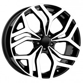 Llanta CAR 8.5X20 5X108 ET45 63.4 BLACK POLISHED