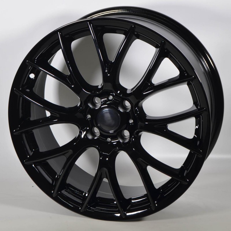 Llanta JW025 7X17 7X17 4X100 ET42 56.1 BLACK POLISHED