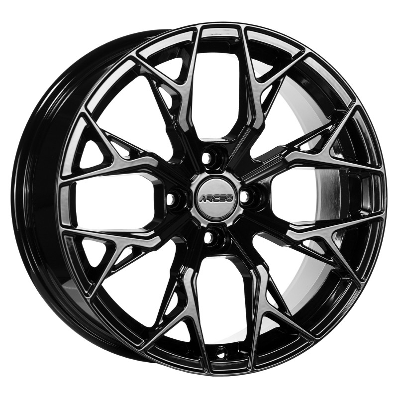 Llanta roma 7.5x17 4x108 et25 65.1 black 