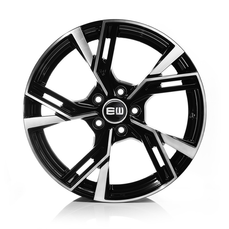 ELITE WHEELS EW16 8X18 5X112 ET45 66.45 BLACK POLISHED