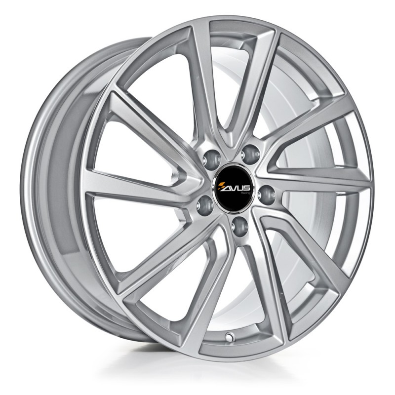 Llanta avus ac-518 8x18 5x112 et42 65.1 hyper silver 