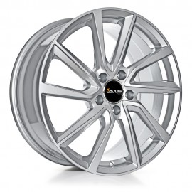 Llanta avus ac-518 8x18 5x100 et55 56.1 hyper silver 