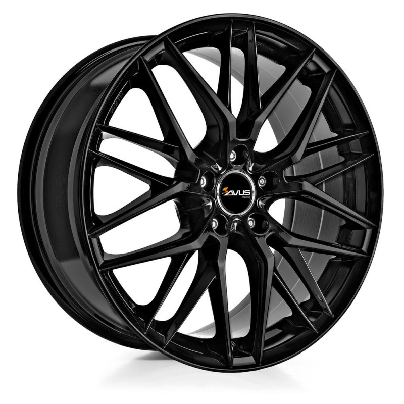 Llanta avus af19 8.5x19 5x112 et30 66.7 black 