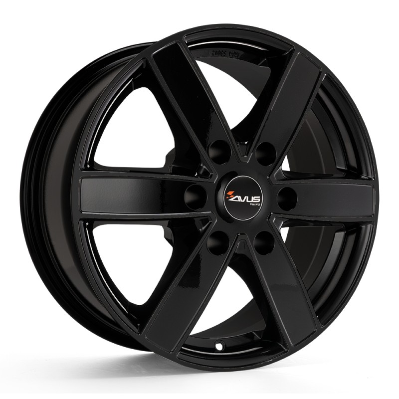 Llanta avus ac-v61 6.5x16 6x130 et54 84.1 black 