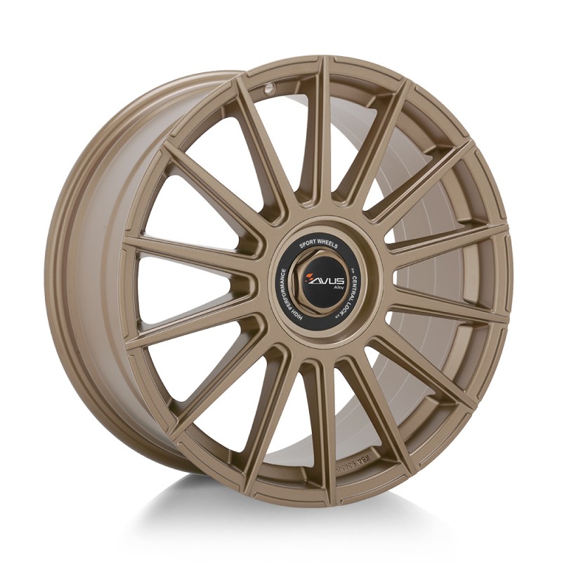 Llanta avus ac-m09 8x18 5x108/114.3 et45 72.6 bronze 