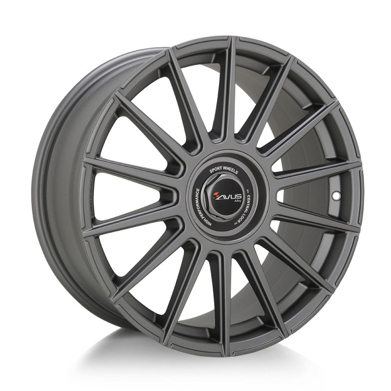 Llanta avus ac-m09 8x18 5x108/114.3 et45 72.6 grey matt 