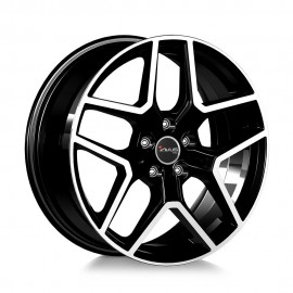 Llanta avus ac-519 7x17 5x114 et35 73.1 black polished