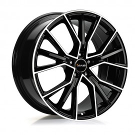 Llanta avus af18 10x23 5x112 et18 66.6 black polished