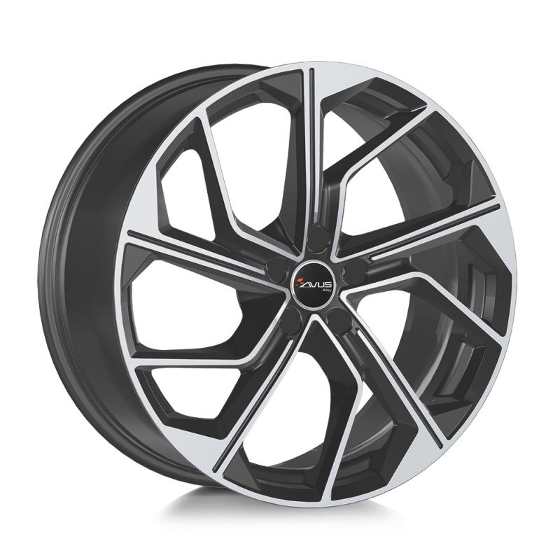 Llanta avus ac-522 8.5x19 5x112 et30 66.6 matt anthracite polished