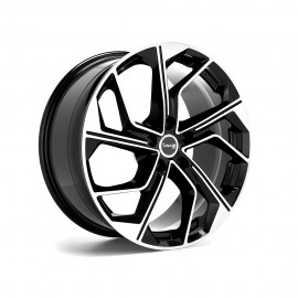 Llanta avus ac-522 8.5x19 5x112 et40 66.6 black polished