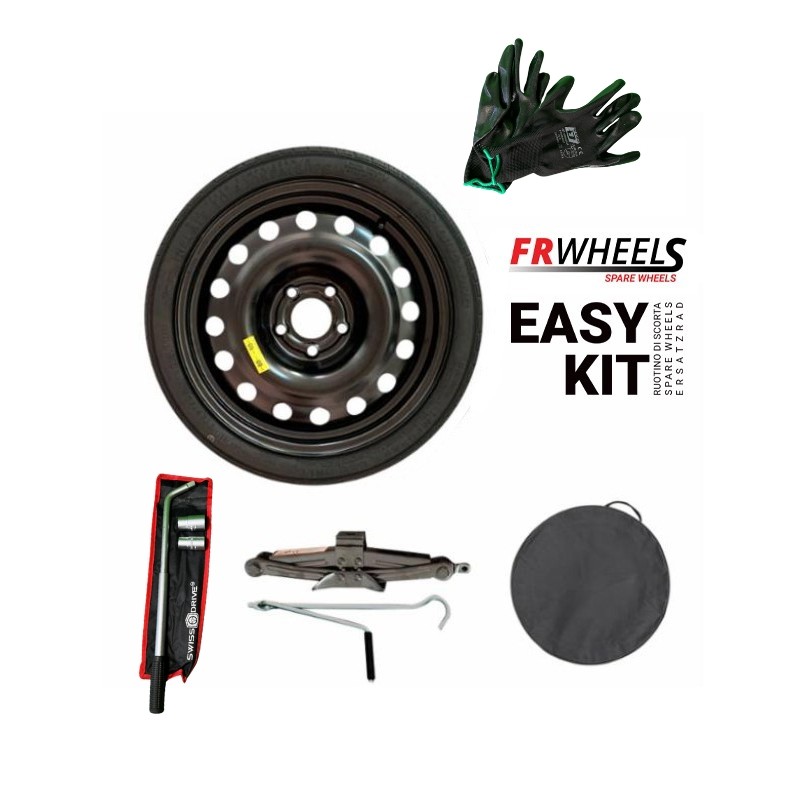 Kit rueda de recambio FRR000R004 17 5X120 (125/80 17) Largo 64cm Ancho 14cm