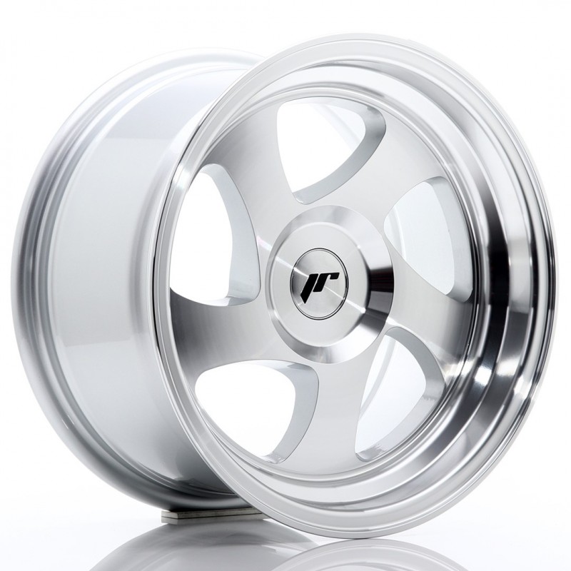 JR Wheels JR15 15x8 ET20 Blank Machined Silver