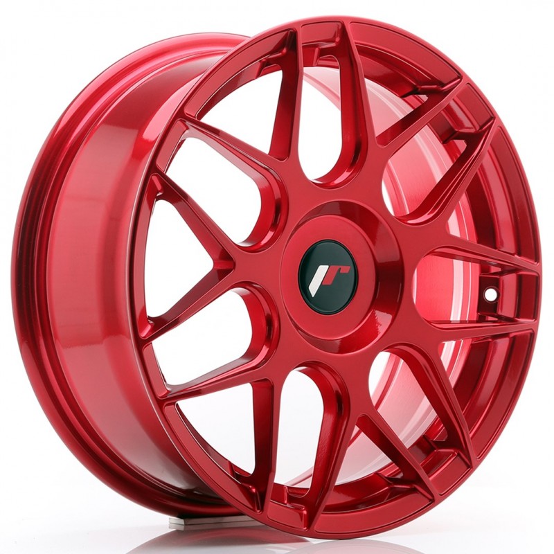 JR Wheels JR18 17x7 ET40 Blank Platinum Red