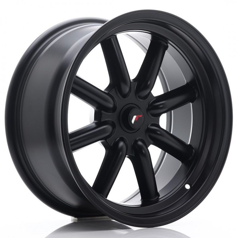 JR Wheels JR19 17x8 ET-20-0 BLANK Matt Black