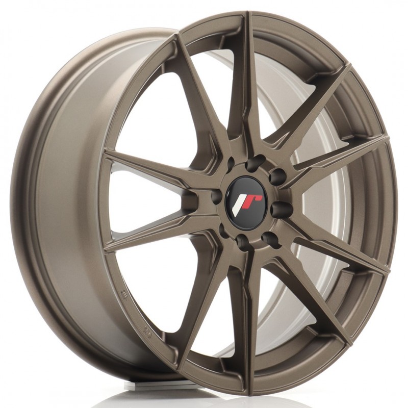 JR Wheels JR21 17x7 ET40 4x100/114 Matt Bronze