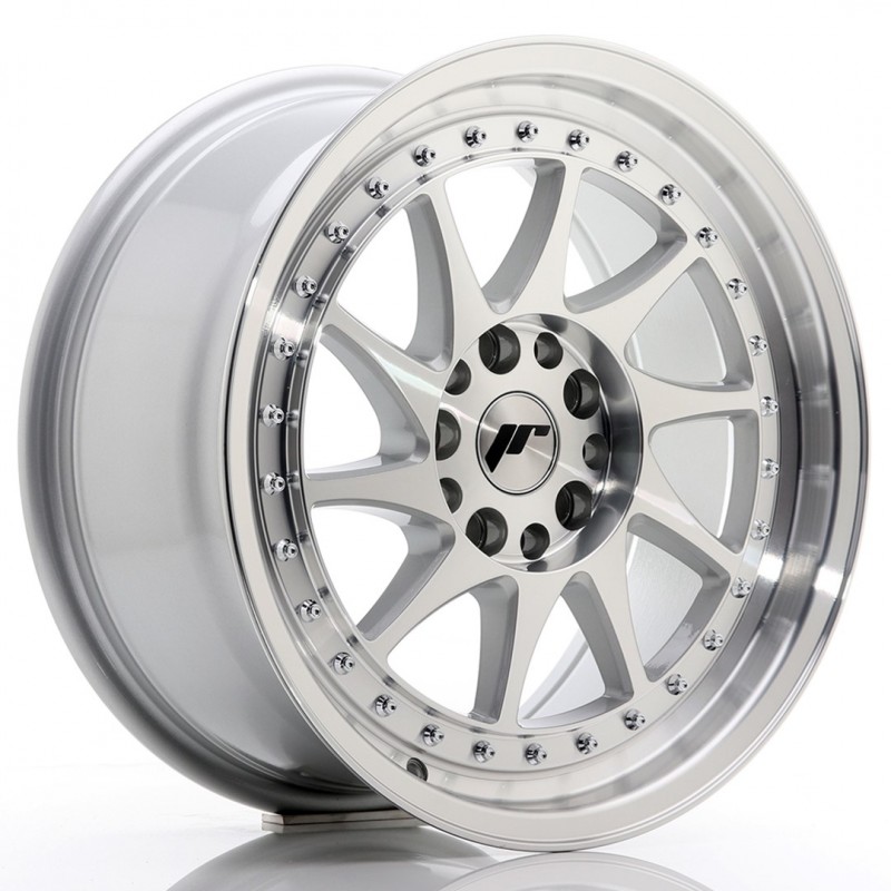 JR Wheels JR26 17x8 ET25 5x114/120 Silver Machined Face