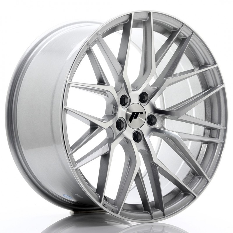 JR Wheels JR28 20x10 ET40 5x112 Silver Machined Face