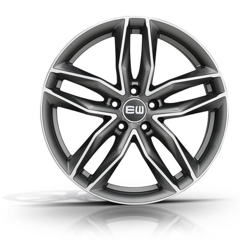 ELITE WHEELS EW04 7.5X17 5X100 ET35 57.06 PALLADIUM MATT POLISHED