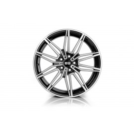 Llanta elite wheels ew17 8x18 5x112 et30 66.6 black polished