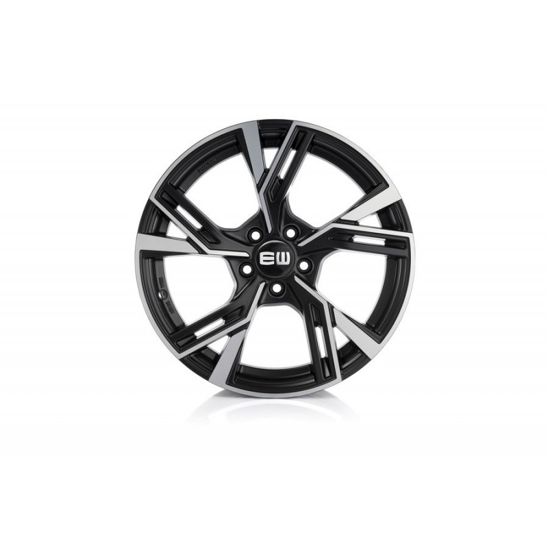 ELITE WHEELS EW16 7.5X17 5X100 ET36 57.06 BLACK MATT POLISHED