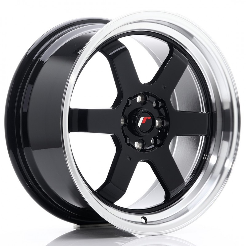 JR Wheels JR12 17x8 ET33 5x100/114 Gloss Black