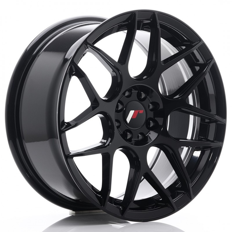 JR Wheels JR18 17x8 ET25 4x100/108 Gloss Black