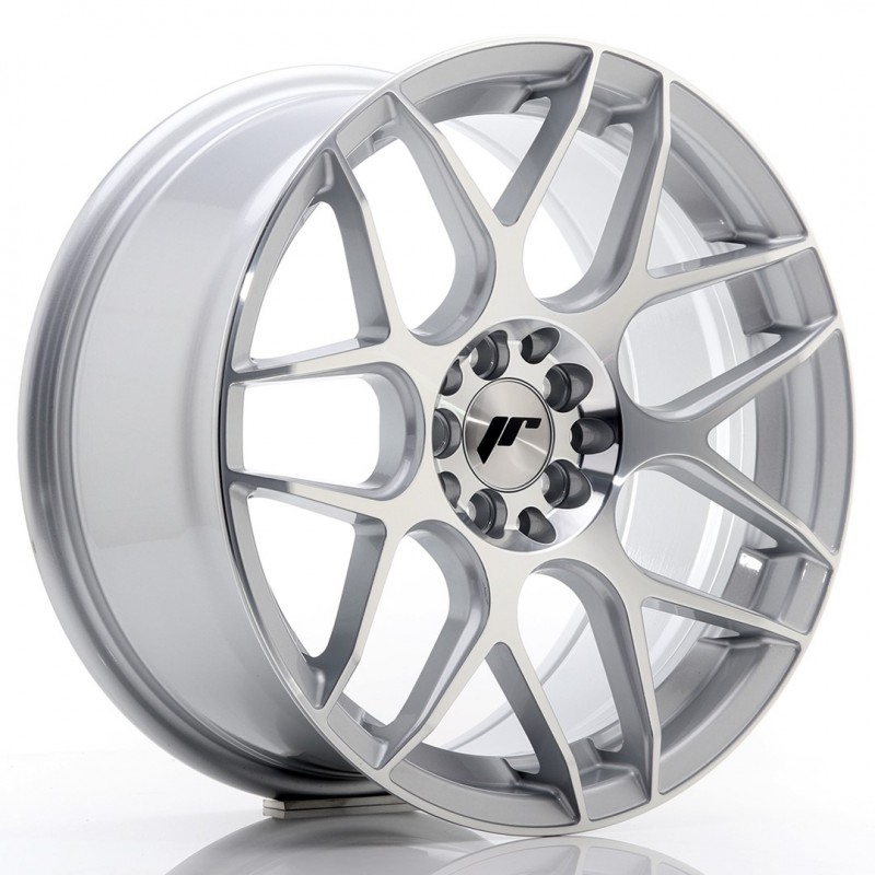 Llanta jr wheels jr18 17x8 et35 4x100/114 silver machined face