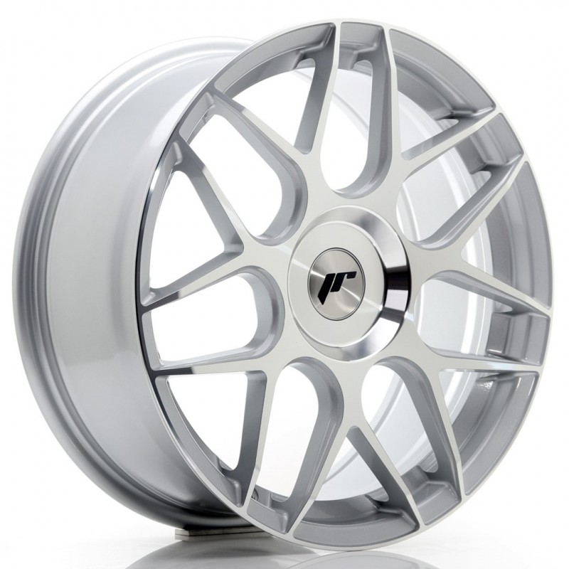 Llanta jr wheels jr18 18x7,5 et20-40 blank silver machined face