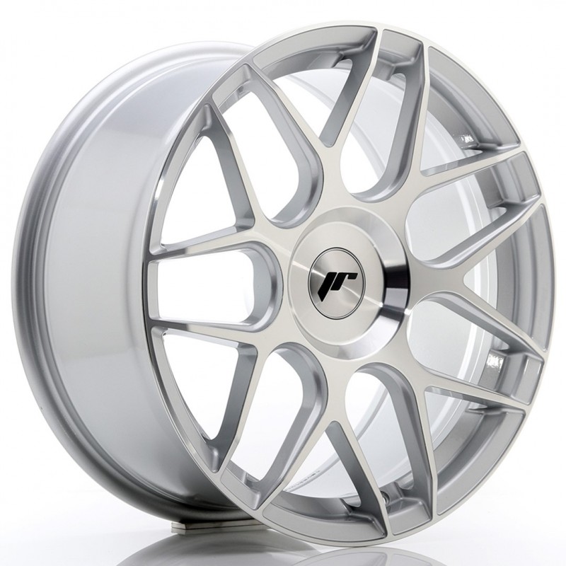 Llanta jr wheels jr18 18x8,5 et20-45 blank silver machined face