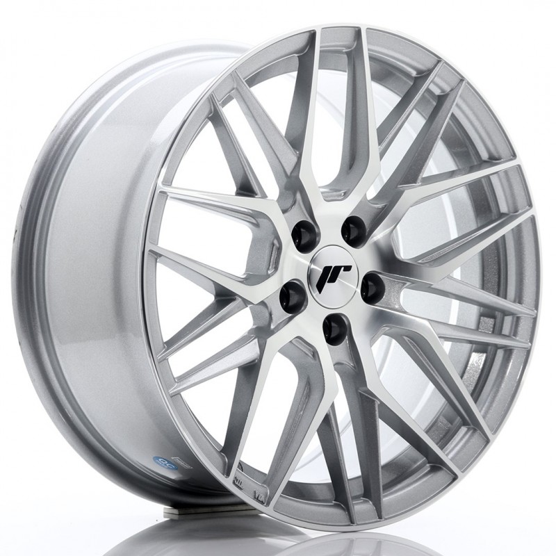 Llanta jr wheels jr28 17x8 et35 5x100 silver machined face