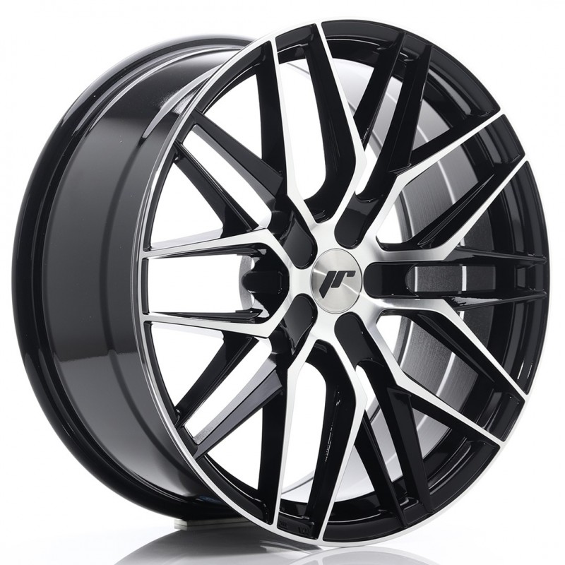 Llanta jr wheels jr28 20x8,5 et20-40 5h blank gloss black machined face