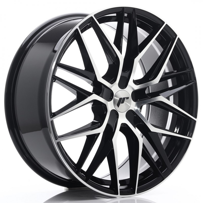 Llanta jr wheels jr28 21x9 et15-45 5h blank gloss black machined face