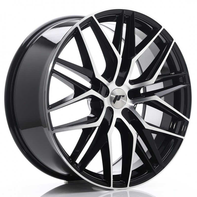 Llanta jr wheels jr28 22x9 et30-45 5h blank gloss black machined face