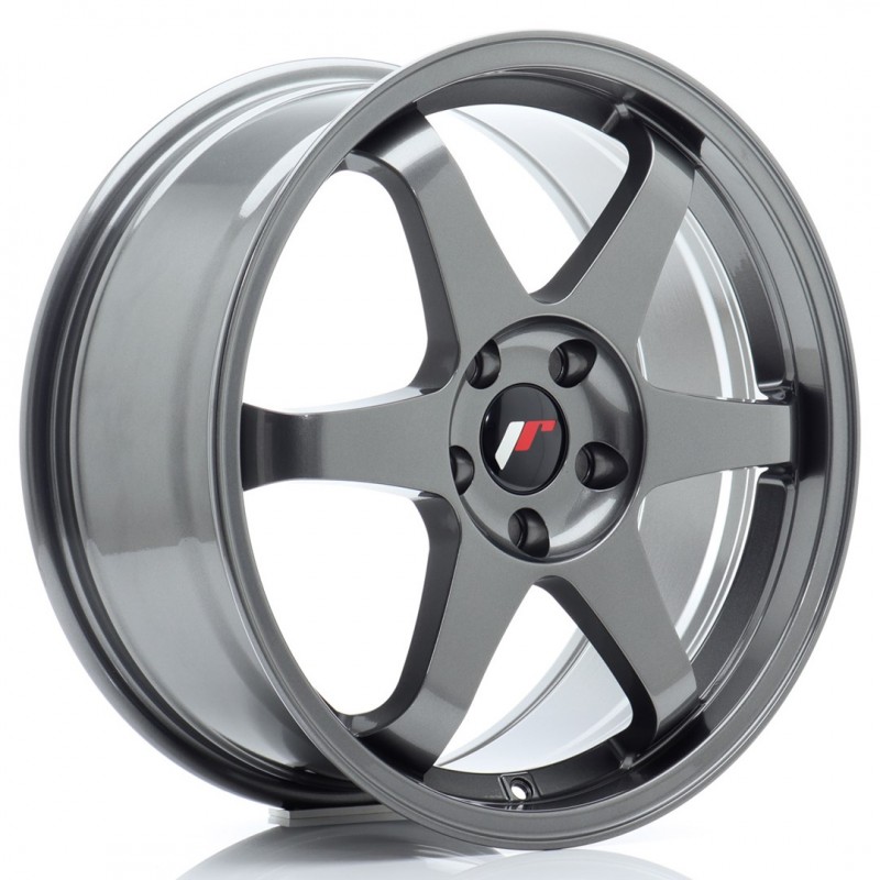 Llanta jr wheels jr3 18x8 et40 5x100 gun metal