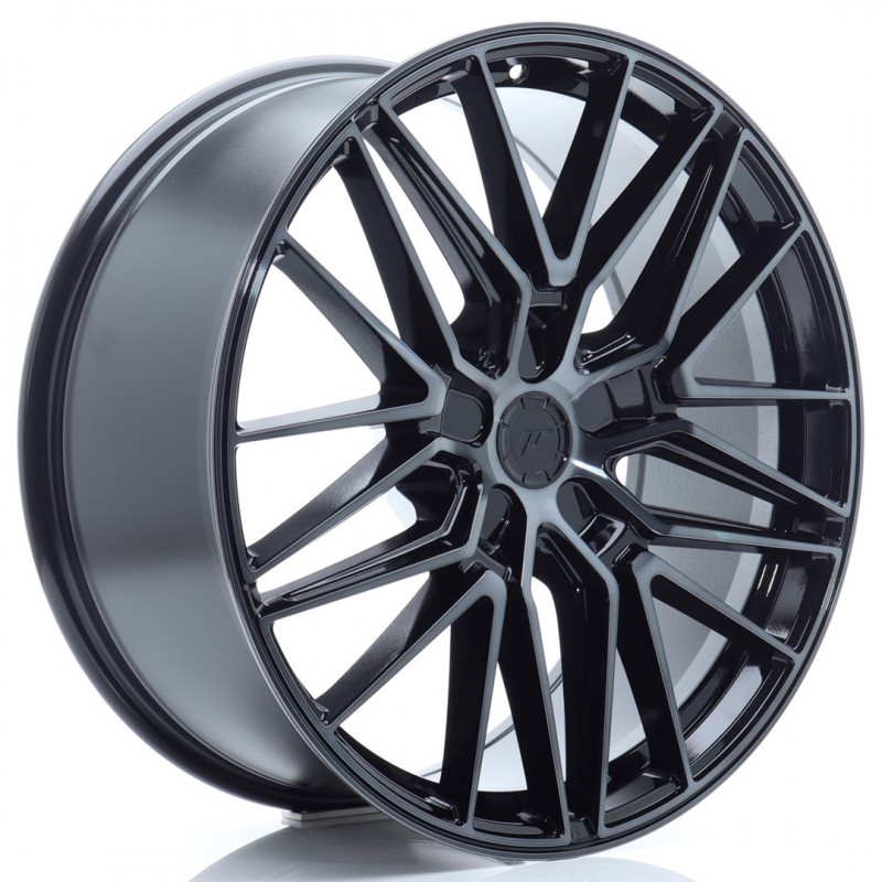 Llanta jr wheels jr38 21x9 et10-52 5h blank black brushed w/tinted face