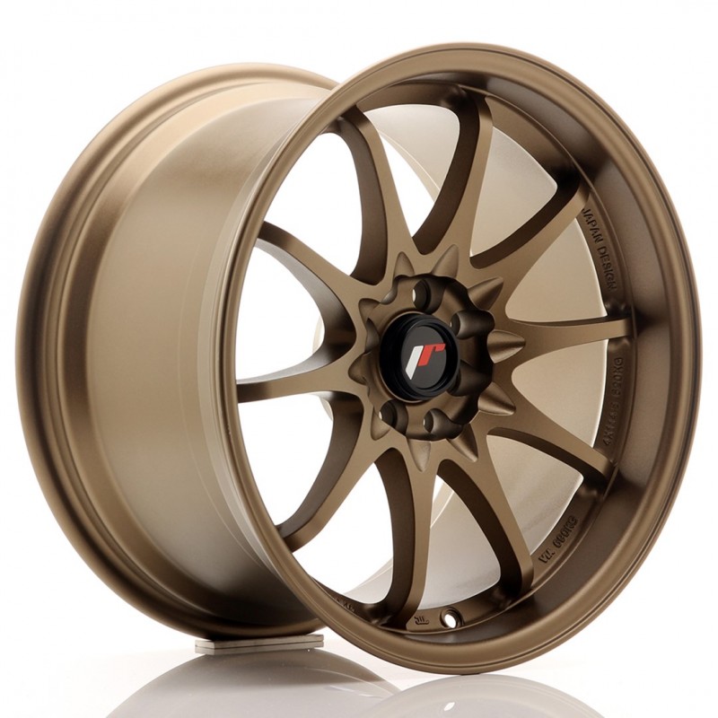 Llanta jr wheels jr5 17x9,5 et25 4x100/114,3 dark anodized bronze