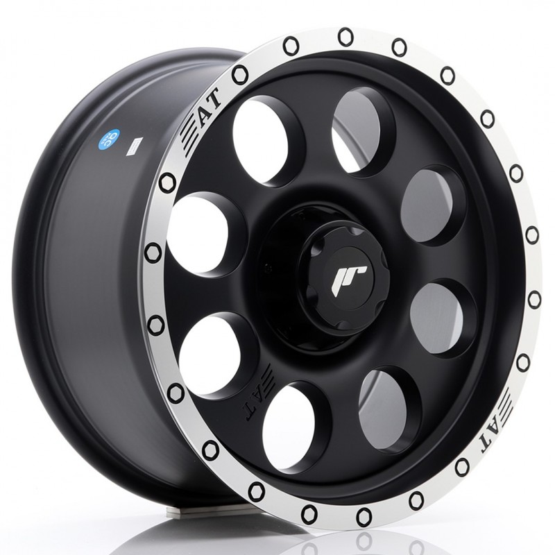 Llanta jr wheels jrx4 17x8.5 et20-35 blank matt black w/machined lip