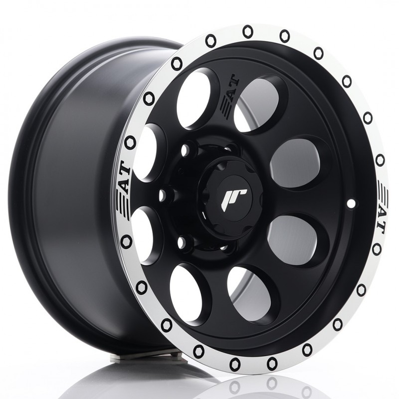 Llanta jr wheels jrx4 16x9 et-10 6x114.3 matt black w/machined lip