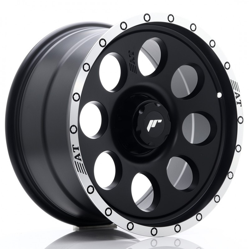 Llanta jr wheels jrx4 18x9 et0-20 6h blank matt black w/machined lip