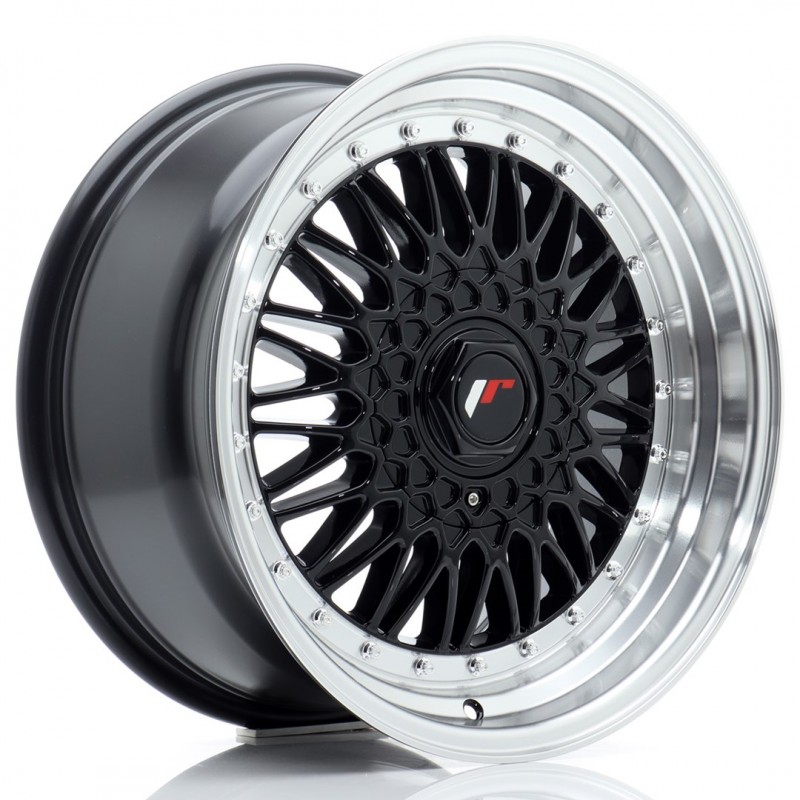 Llanta jr wheels jr9 17x8,5 et20 4x100/108 gloss black w/machined lip